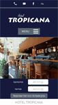 Mobile Screenshot of hoteltropicana.be